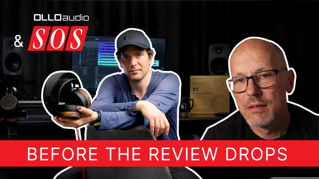 Headphones designer talking to an SOS reviewer about his process and challenges - OLLO Chat EP 08