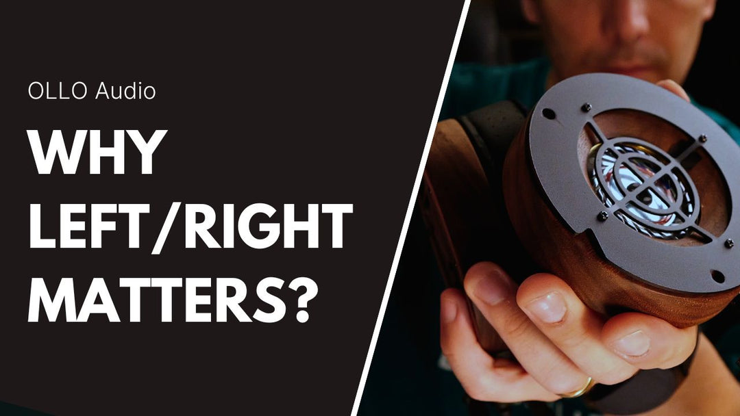 Why L/R matters on the S5X & X1 studio headphones?