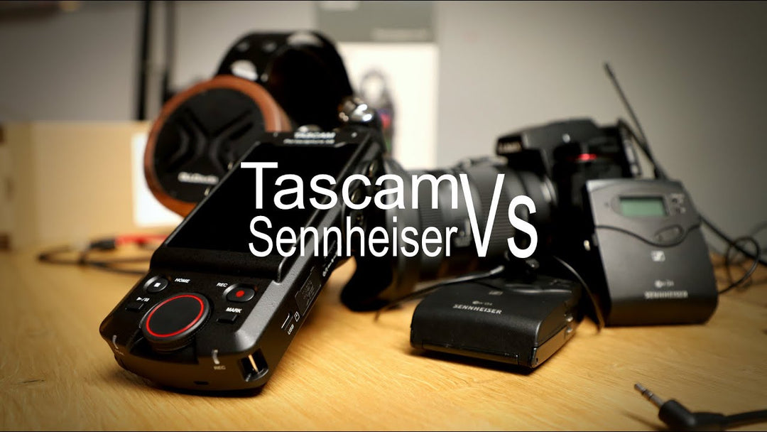 DSLR Audio Sennheiser G4 vs Portacapture X8 - 'ditch the manual' unboxing and sound test